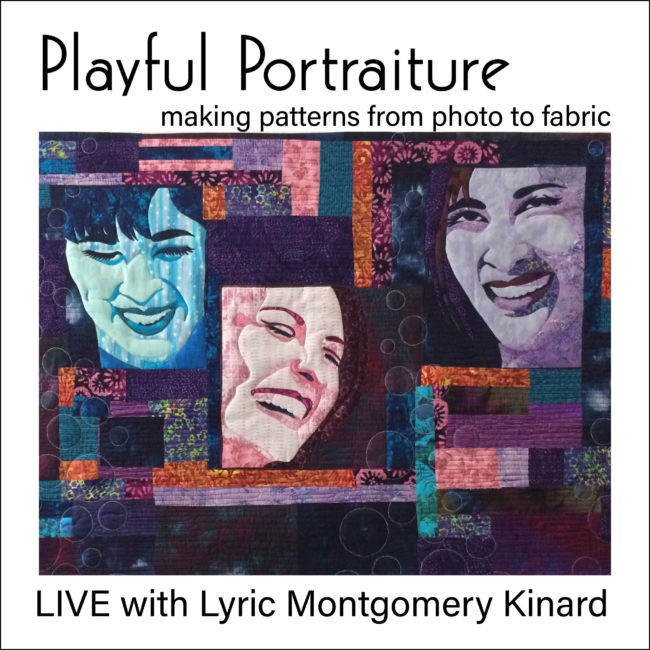 Playful Portraiture live virtual class with lyric kinard